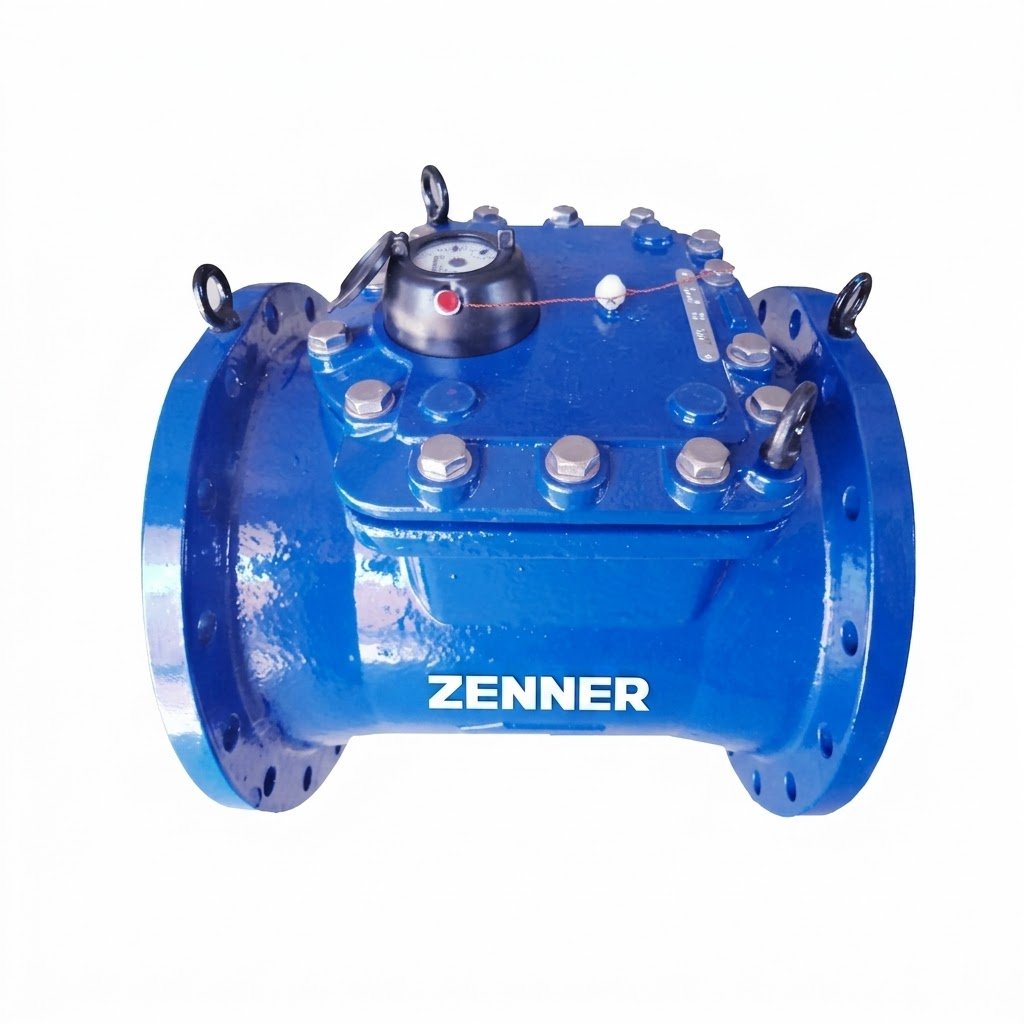 Water Meter Zenner Model WPHD Size 3 Inch ( Dn 80mm )