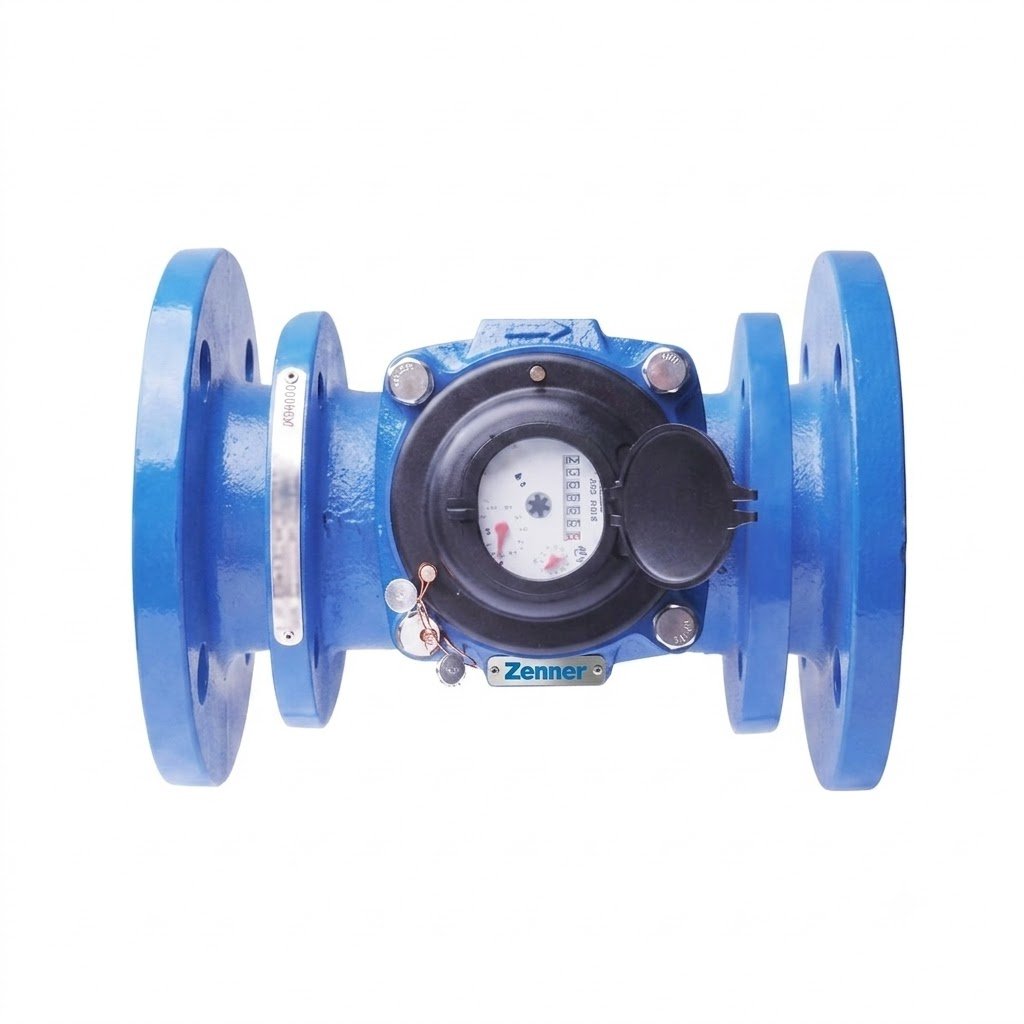 Water Meter Zenner Model WPHD Size 4 Inch ( Dn 100mm )
