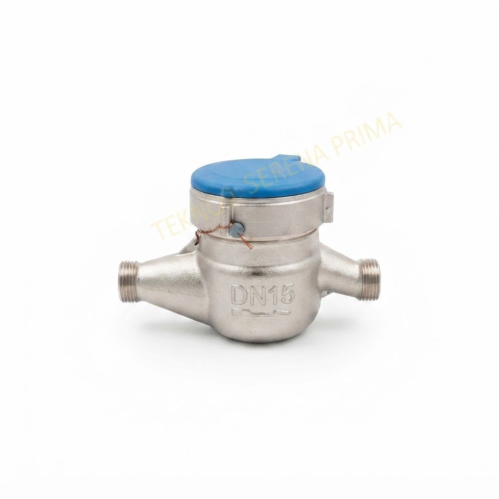 Jual Water Meter Stainless Steel Magnos Multimag Size 1/2" inch DN15 