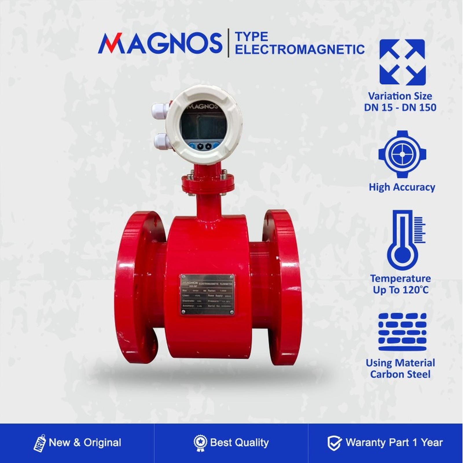 Jual Electromagnetic Flow Meter Magnos Size 2" Inch DN50